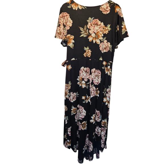 Fortune + Ivy Irene Wrap Maxi Dress, Size 1X – Flowy Summer Style [0241] - Picture 3 of 9